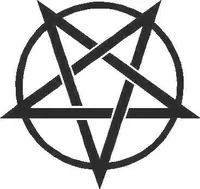 Pentagram Decal / Sticker 02