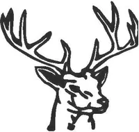 Buck Deer Decal / Sticker 02
