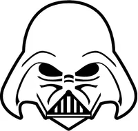 Darth Vader Decal / Sticker 08