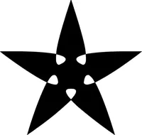 Star Decal / Sticker 14