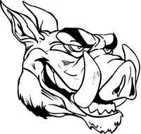 Custom RAZORBACKS Decals AND RAZORBACKS MASCOT Stickers Any Size & Color