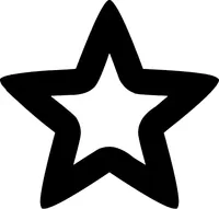 Star Decal / Sticker 19