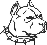Pitbull Decal / Sticker 02
