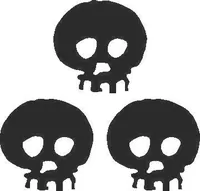 Skull Decal / Sticker 12