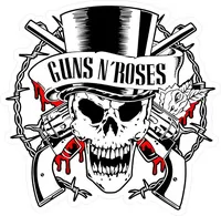 Guns N' Roses Decals and Stickers Any Size & Color