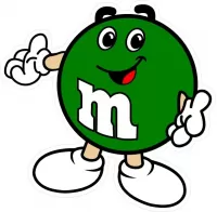 Custom M&M Decals and M&M Stickers Any Size & Color