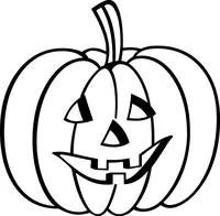 Jack-O-Lantern Decal / Sticker 01