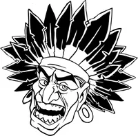 Chiefs Head Mascot Decal / Sticker