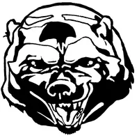 Wolverines Mascot Decal / Sticker