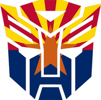 Autobot Arizona Flag Decal / Sticker 06