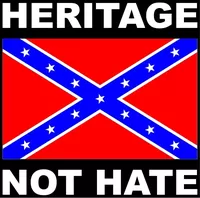 Heritage Not Hate Confederate Flag Decal / Sticker 02