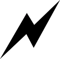Lightning Bolt Decal / Sticker 06