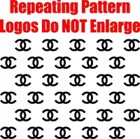 Chanel Step and Repeat Pattern Decal / Sticker 05