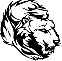 Lions Head Mascot Decal / Sticker