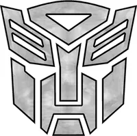 Sanded Aluminum Autobot 11 Decal / Sticker 03