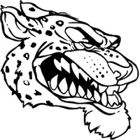 Jaguars Head Mascot Decal / Sticker