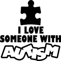 I Love Someone With Autism Decal / Sticker