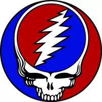 Grateful Dead Skull Decal / Sticker 03