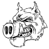 Razorbacks Mascots Decal / Sticker 7