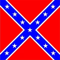 Square Rebel / Confederate Flag Decal / Sticker 28