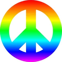 Rainbow Peace Decal / Sticker 01