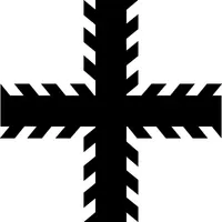 Christian Cross Decal / Sticker 89