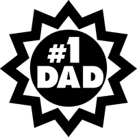 #1 Dad Decal / Sticker