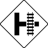 Railroad Crossing Decal / Sticker 07