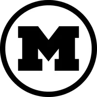 Circular M Decal / Sticker 02