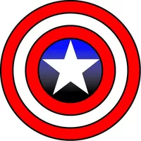 Captain America Shield Decal / Sticker 03