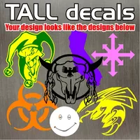 Custom Decal / Sticker Quote B - Tall Designs