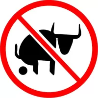 No Bull Shit Decal / Sticker 02