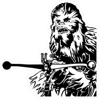 Chewbacca Decal / Sticker 03