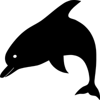 Dolphin Decal / Sticker 07