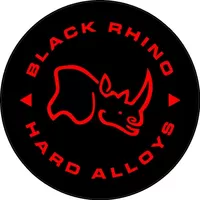 Black and Red Black Rhino Hard Alloys Decal / Sticker 11