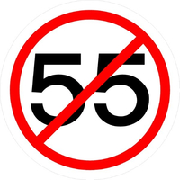 Can't Drive 55 Decal / Sticker d