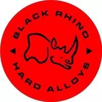 Black and Red Black Rhino Hard Alloys Decal / Sticker 14