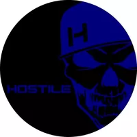 Hostile Wheels Center Cap Style Decal / Sticker Design 17