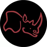 Black and Burgundy Black Rhino Hard Alloys Decal / Sticker 15