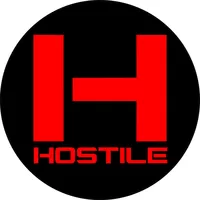 Red and Black Hostile Wheels Center Cap Style Decal / Sticker Design 21