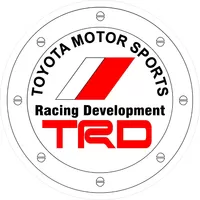 Round Toyota Motor Sports TRD Decal / Sticker 54