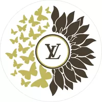 Louis Vuitton Butterflies Flower Decal / Sticker 33