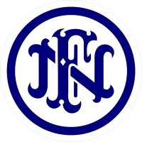Blue and White FN Herstal Decal / Sticker 08