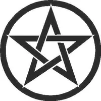 Pentagram Decal / Sticker 04