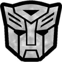 Sanded Aluminum Autobot 11 Decal / Sticker 02