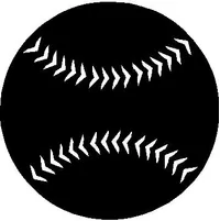 Baseball Decal / Sticker 10