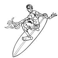 Surfer Decal / Sticker