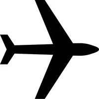 Airplane Decal / Sticker 07