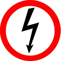 Marilyn Manson Lightning Bolt Logo Decal / Sticker 12