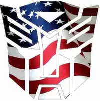 American Flag Autobot 06 Decal / Sticker